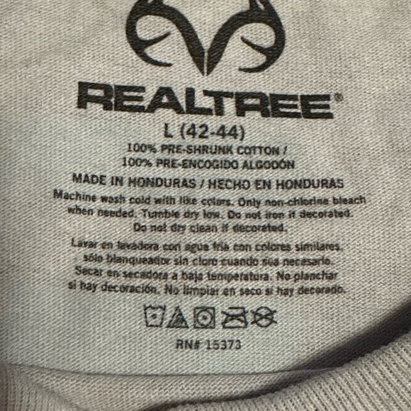 Reeltree Fishing Men’s Silver Gray T-Shirt NWT Fathers Day, Christmas, Birthday - Picture 4 of 6